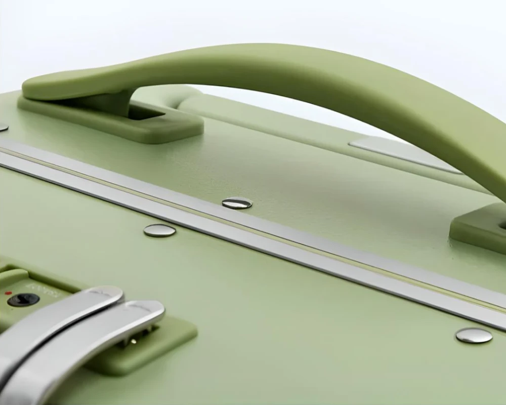 mini suitcase on wheels